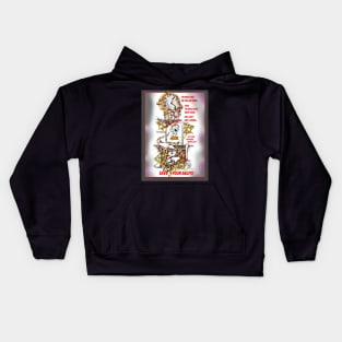 MUSIC GETS ME THRU - SAVE YOUR-SELF Kids Hoodie